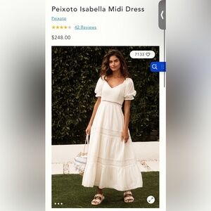 Anthropologie | Peixoto Isabella Midi Dress
